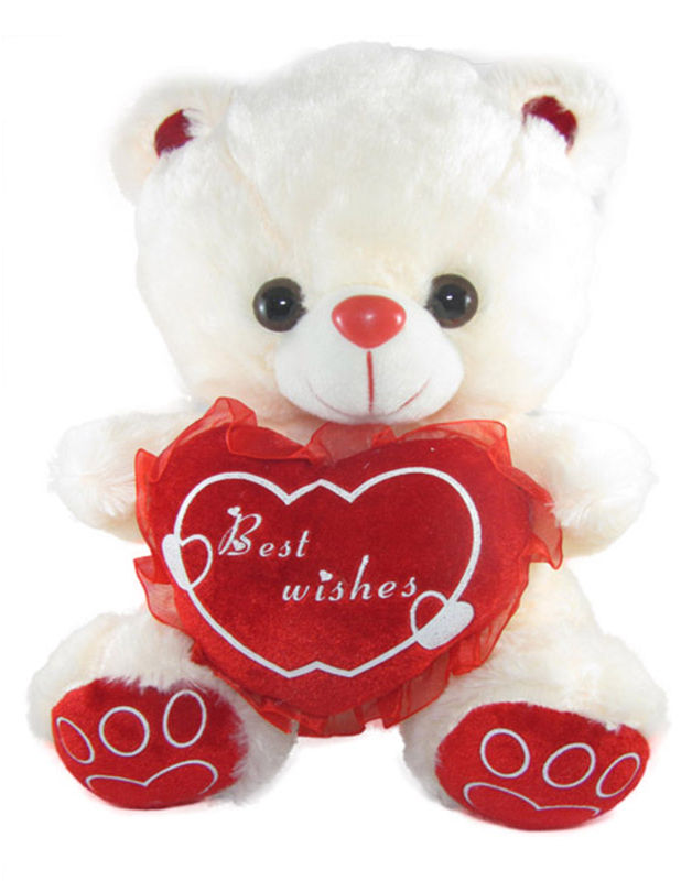 Tickles Adorable Teddy with Best Wishes Toy 30 cm