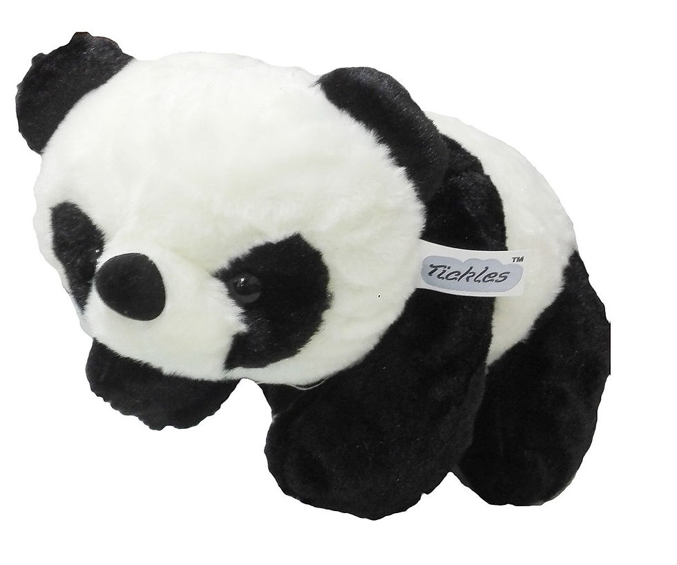 Thumbnail: Tickles Mother Panda with Baby Animal Toy 48 cm