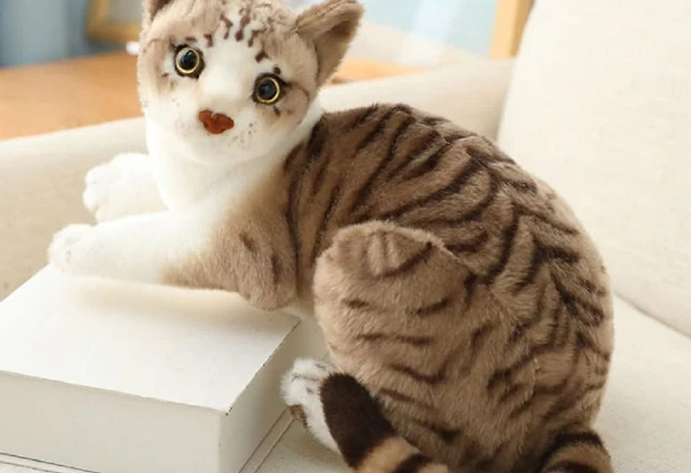 Thumbnail: Tickles Musical Cat with Meow Meow Sound - 21 cm