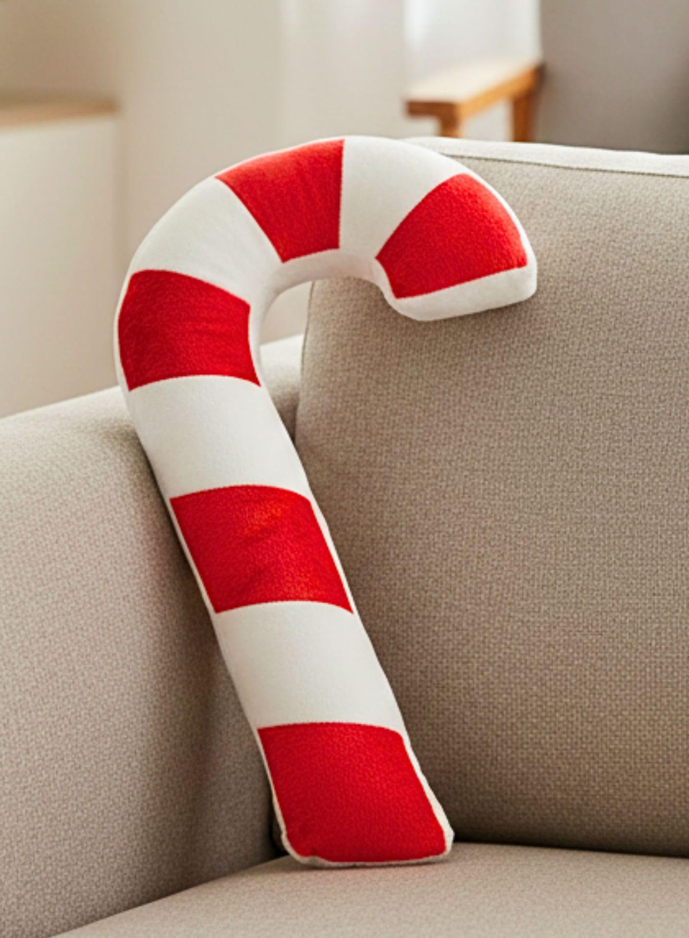 Tickles Candy Cane Soft Pillow - 30 cm