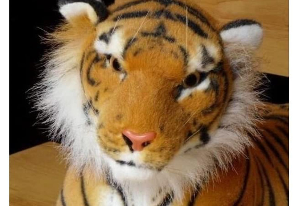 Thumbnail: Tickles Jungle Tiger Soft Stuffed Plush Animal Toy 60 cm