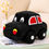 Thumbnail: Tickles Black Car Vehicle Soft Toy - 26 cm