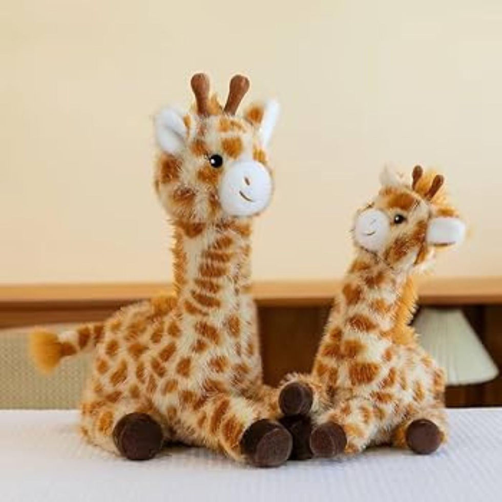 Thumbnail: Tickles Giraffe Soft Animal Toy - 30 cm