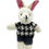 Thumbnail: Tickles Rabbit Friends keychain Set of 3 White 8 cm