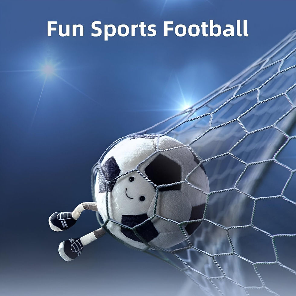 Thumbnail: Tickles Football With Legs Soft Sports Toy - 30 CM