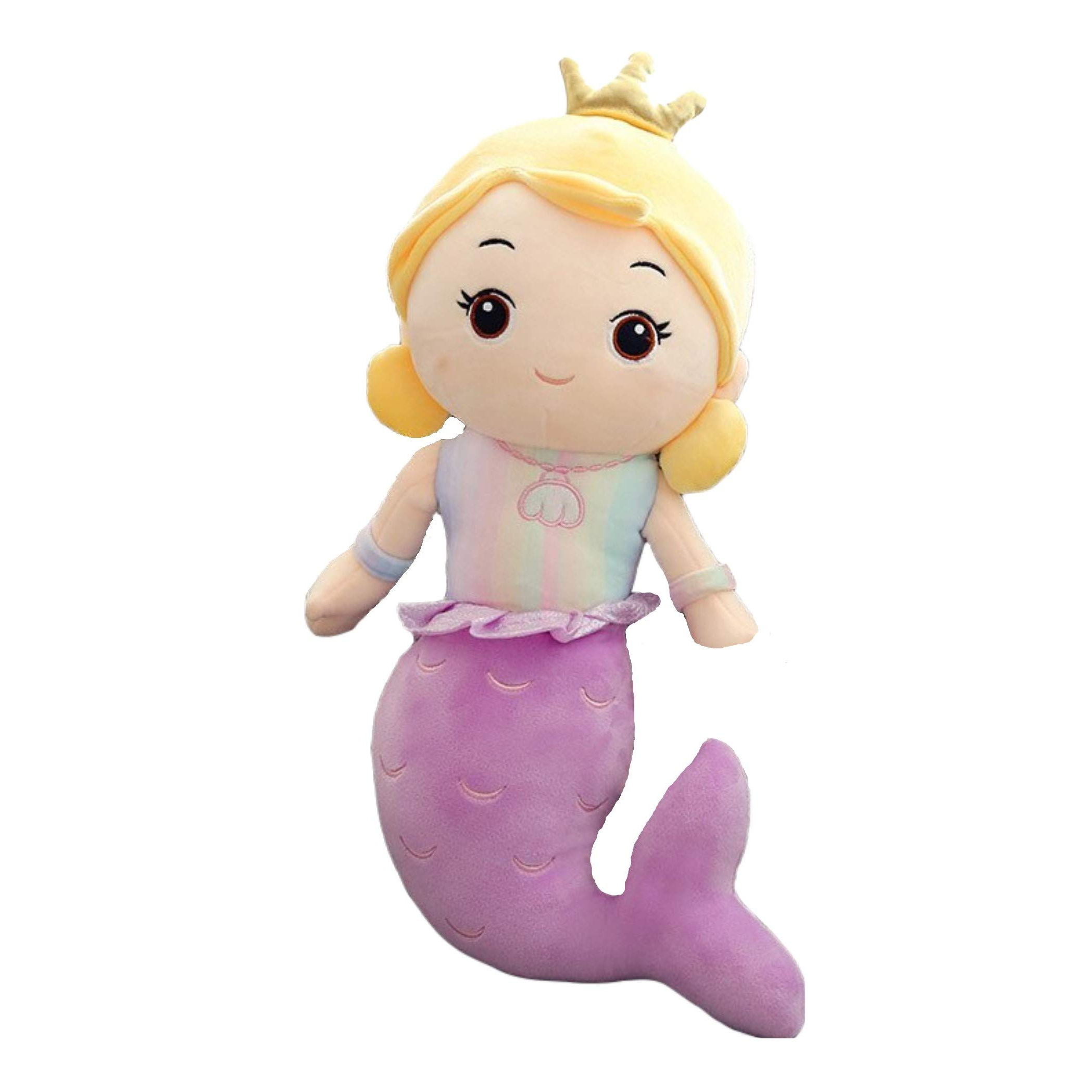 Tickles Mermaid Soft Doll  Plush Purple-70 cm