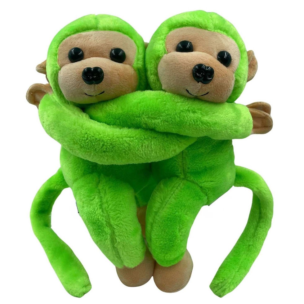Thumbnail: Tickles 2 Pcs Monkey  Curtain Tiebacks Holder Clip 15 cm