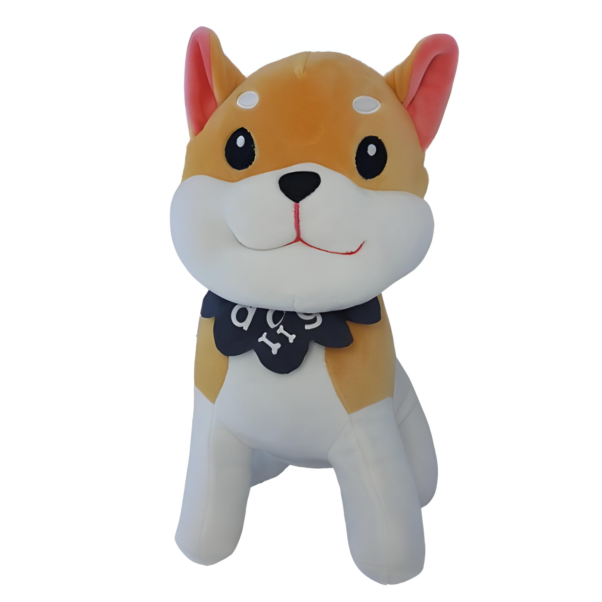 Tickles Dog Toy Toy White & Brown-20 cm