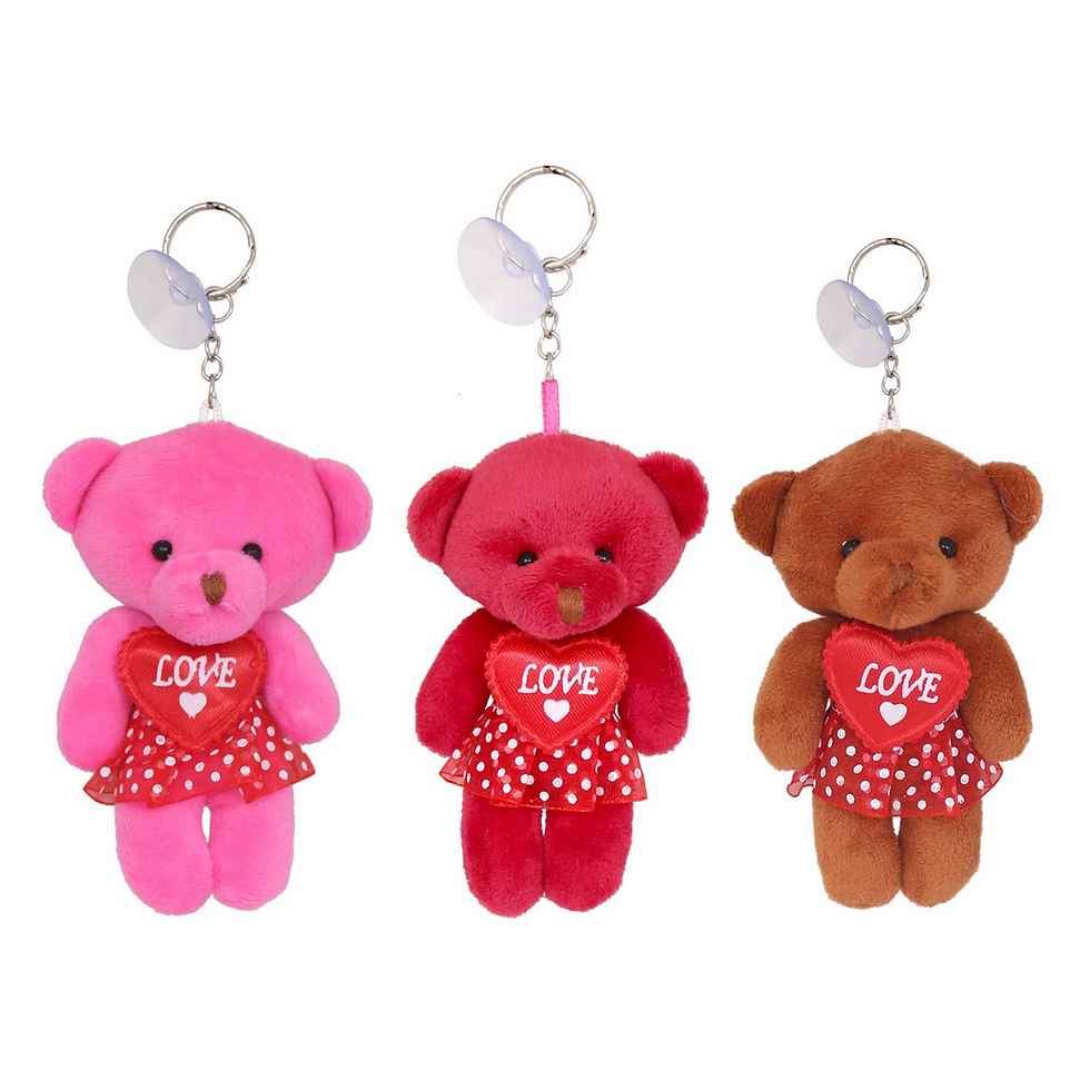 Tickles Teddy Key Chain 12 cm