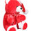 Thumbnail: Tickles Teddy with Christmas Santa Cap Toy 18 CM