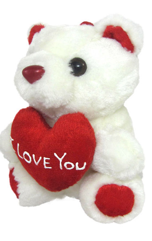 Thumbnail: Tickles Tiny Cute Teddy with I Love You Heart 13 CM
