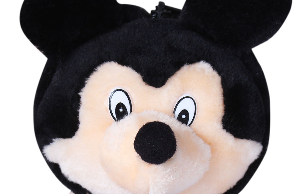 Thumbnail: Tickles Soft Mickey Mouse Pencil Pouch for kids Black 23 cm