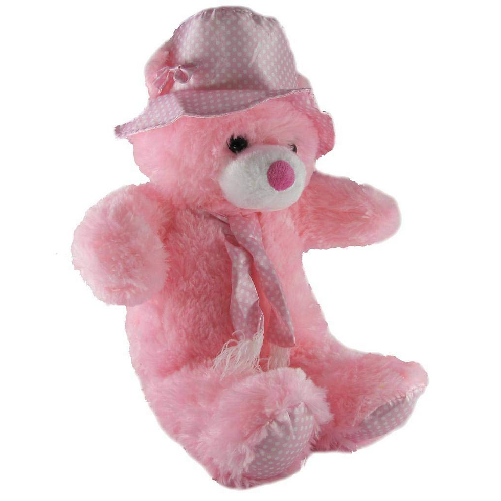 Tickles Pink Cap Teddy 30 CM