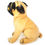 Thumbnail: Tickles Pug Dog Animal Toy 44 CM