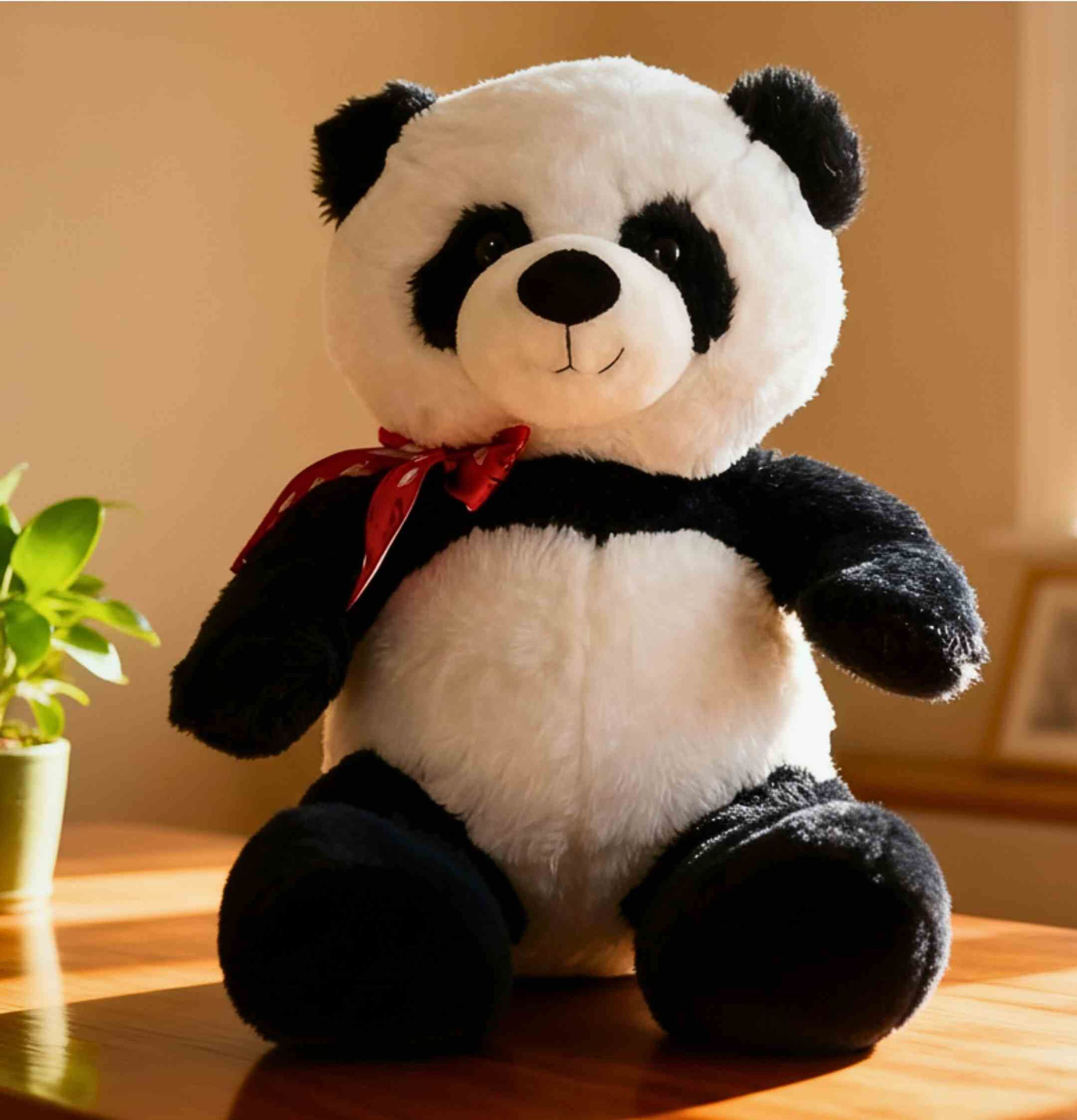 Tickles Panda With Bow 26 CM
