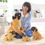 Thumbnail: Tickles Dog Animal Toy 65 CM