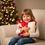Thumbnail: Tickles Christmas Santa Claus Cushion Toy 35 cm