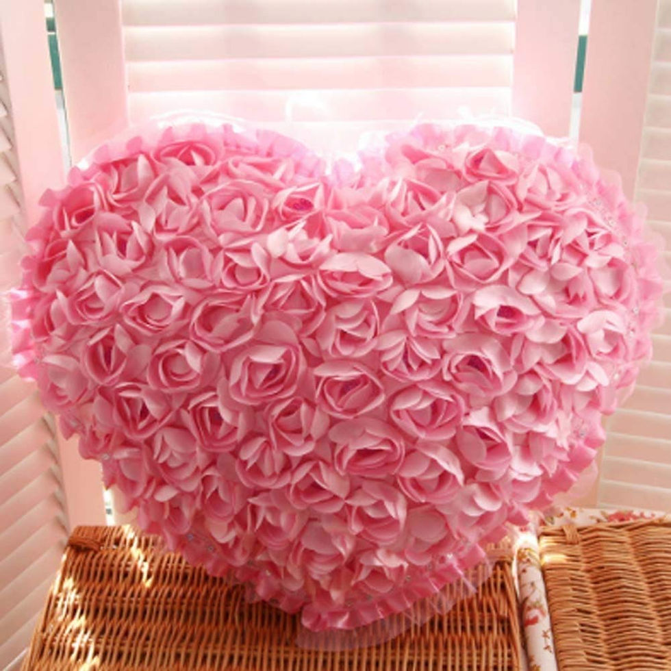 Thumbnail: Tickles 3D Rose Heart Shaped 40 cm