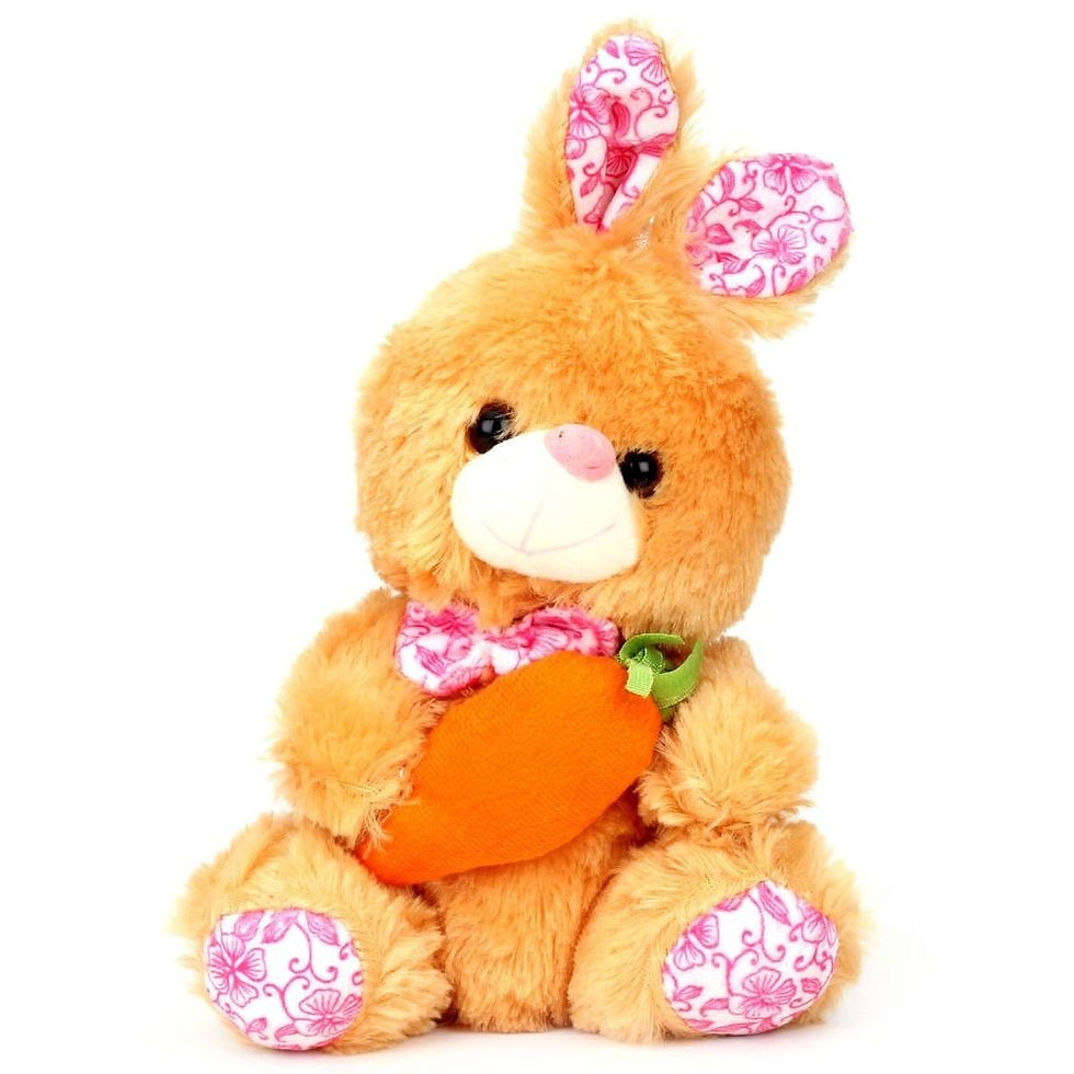 Tickles Rabbit with Carrot 18 cm