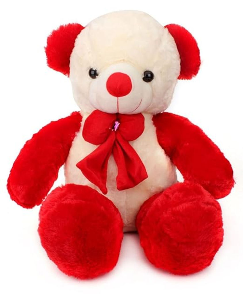 Tickles Cute Red Teddy Toy 65 cm