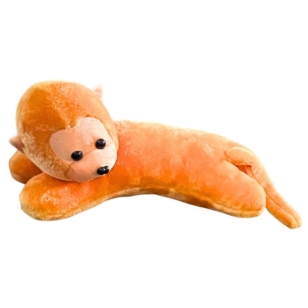 Thumbnail: Tickles Monkey Soft Animal Bolster Pillow - 40 cm
