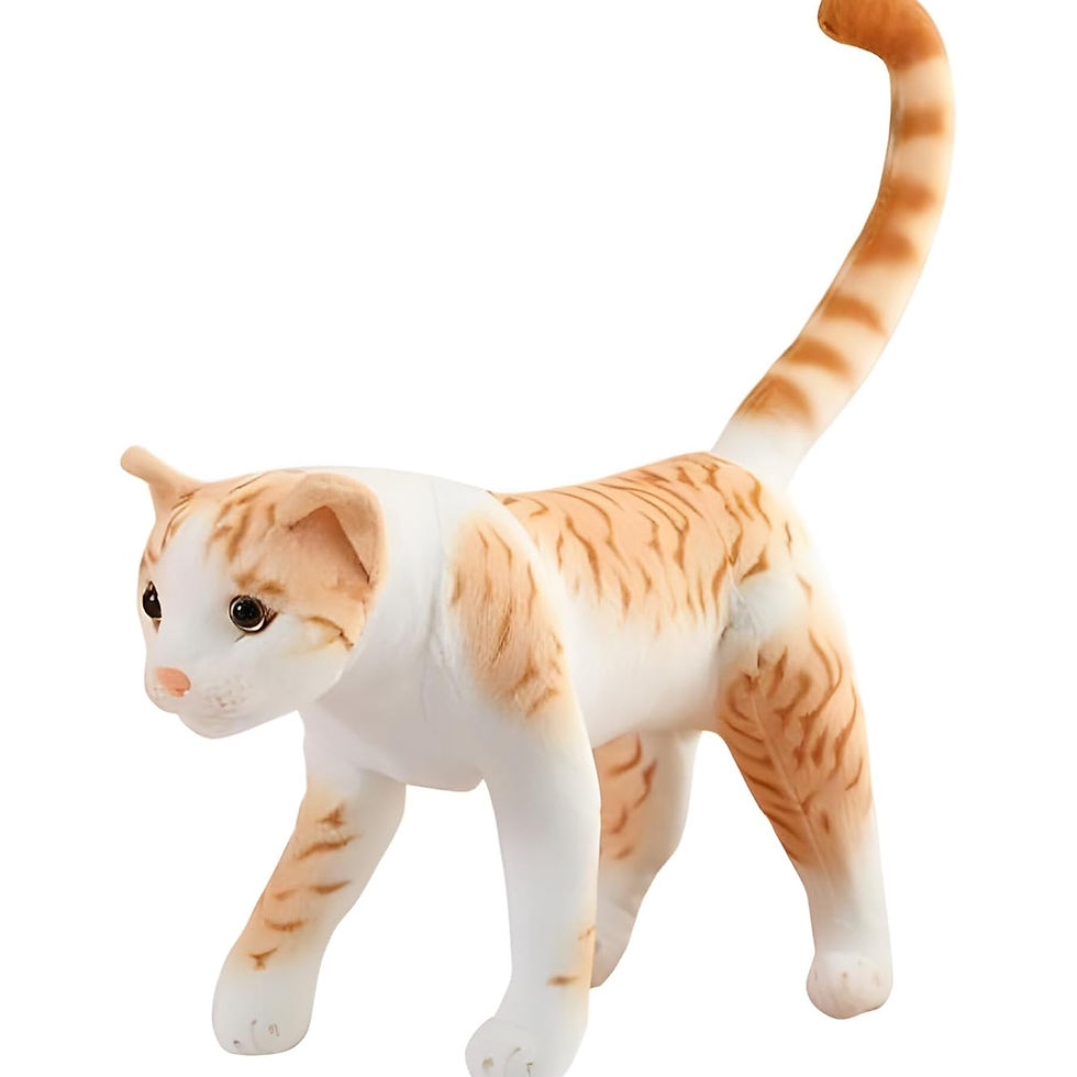 Thumbnail: Tickles Standing Cat Soft Stuffed Plush Animal Toy for Kids 35 cm