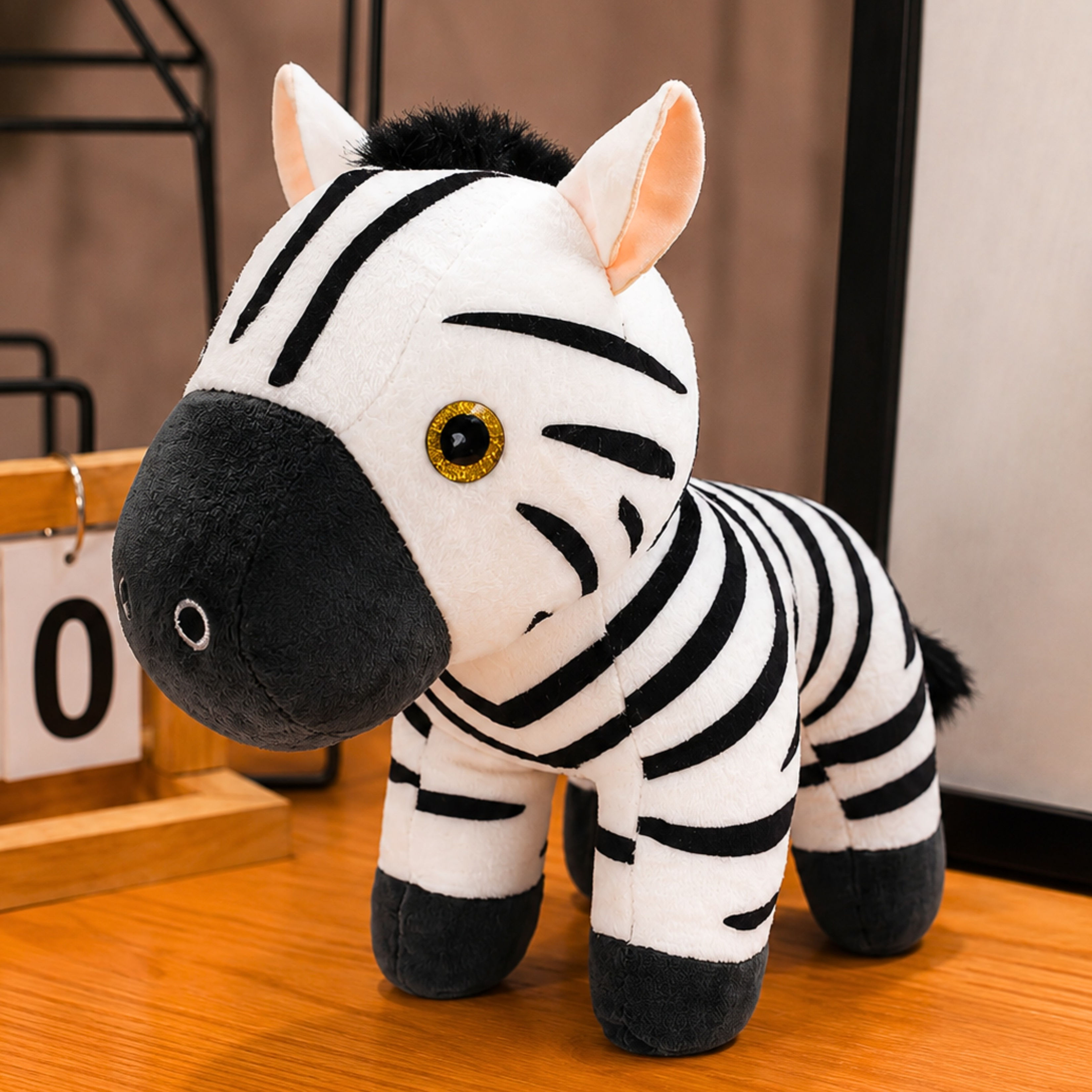 Tickles Standing Zebra Plush Toy - 25 cm