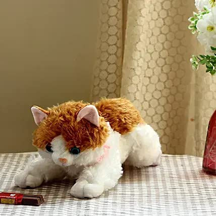 Thumbnail: Tickles Cat Animal Toy 30 CM