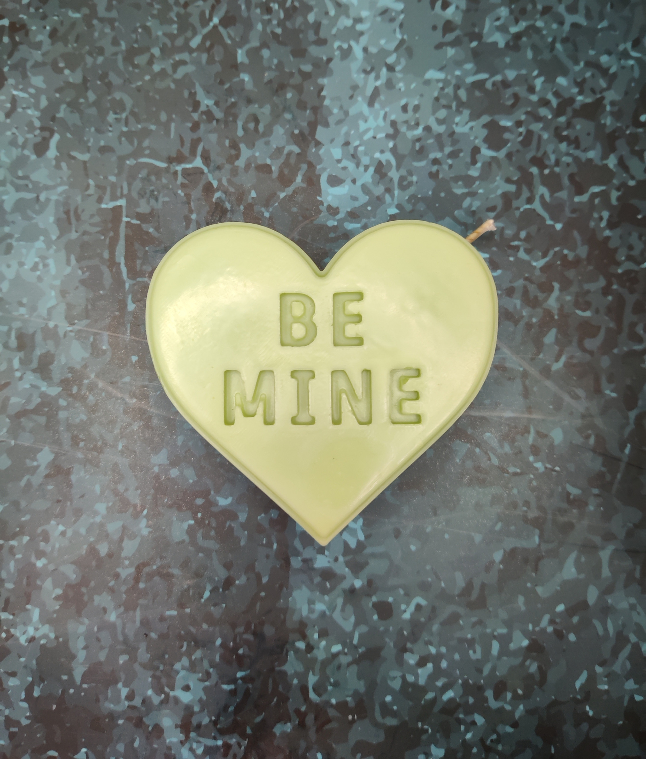 Be Mine - Heart Shaped Candle