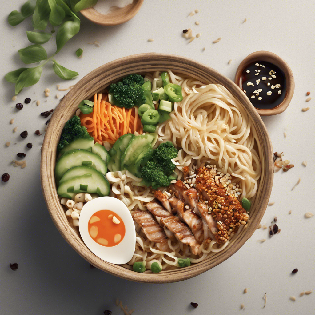 Colorful Noodle Bowl