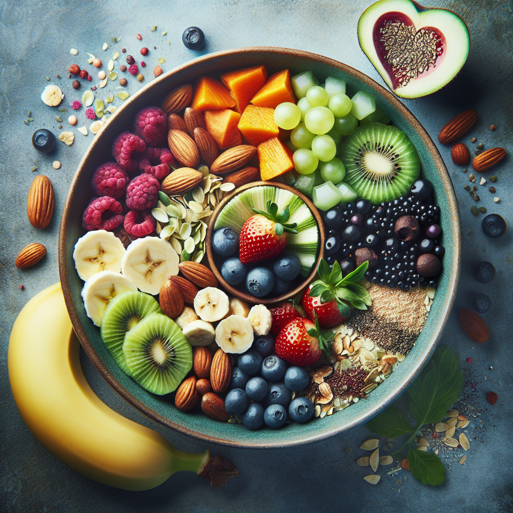 fresh fruits breakfast bowl