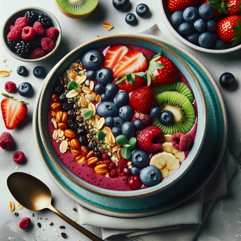 Image of a vibrant smoothie bowl