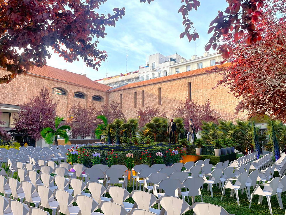 Amor de Don Perlimplin con Belisa en su Jardin en el Patio del Teatro Quique San Francisco