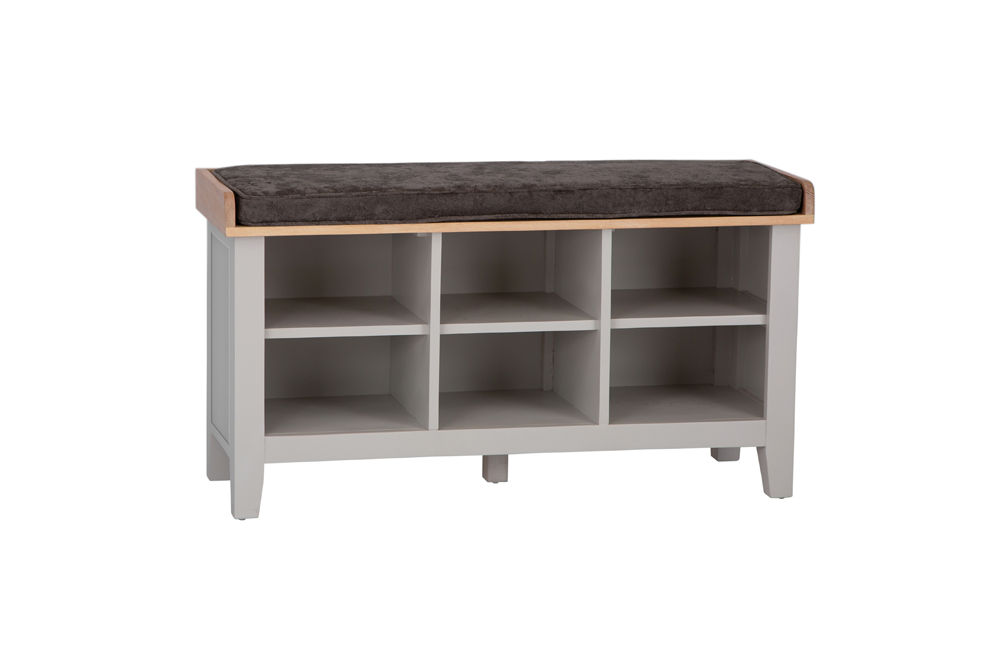 Mayfair Hall Bench - Soft Grey