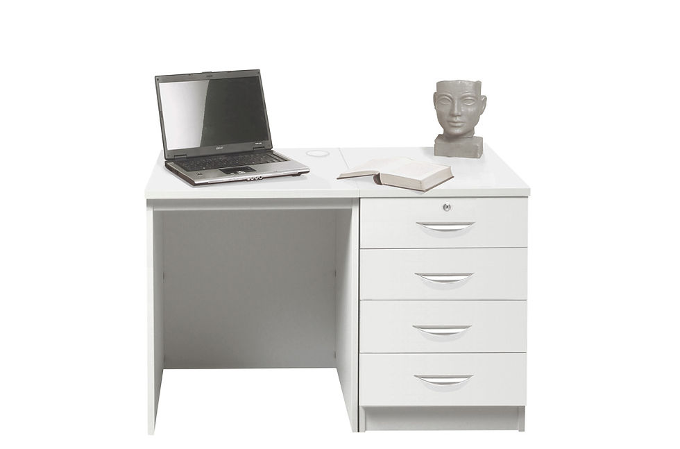 Thumbnail: Set 5 – Desk with 4 Drawer Unit