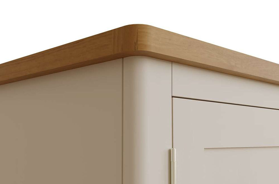 Thumbnail: Boston 2 Door, 1 Drawer Wardrobe (Truffle)