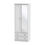 Thumbnail: Clifton 2ft6in 2 Drawer Wardrobe with Mirror