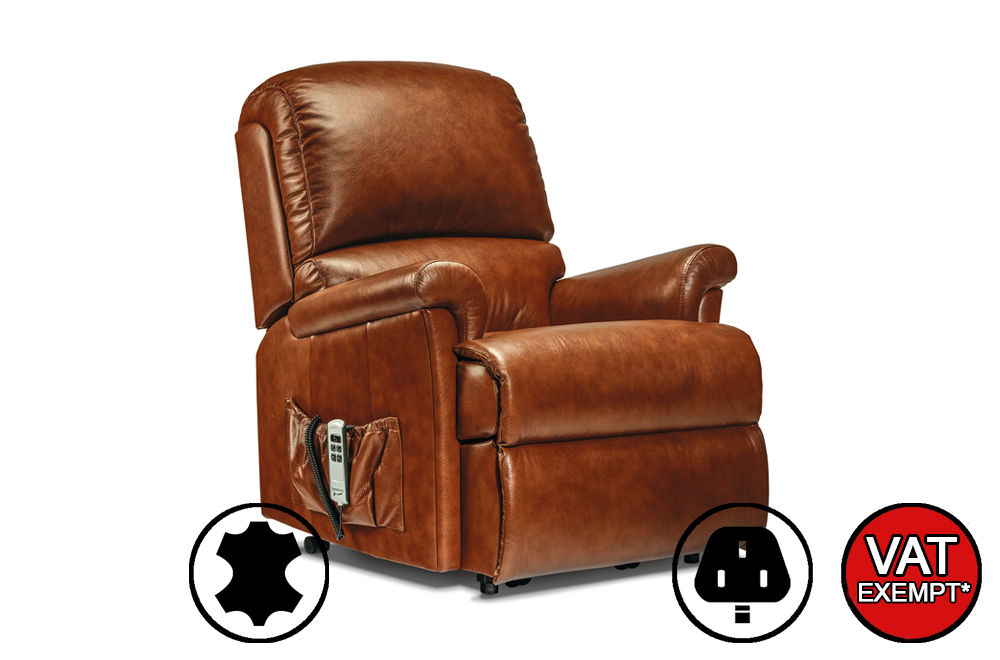 Wexford Leather Small Lift & Rise Care Recliner Chair
