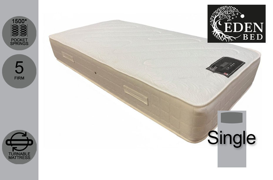Eden Beds Orthopaedic Extra Firm Single Mattress
