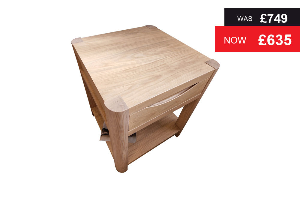 Shades Oak Lamp Table