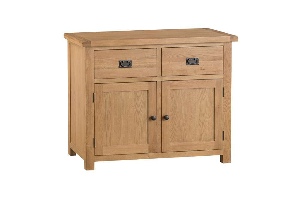 Classic Oak 2 Door 2 Drawer Sideboard