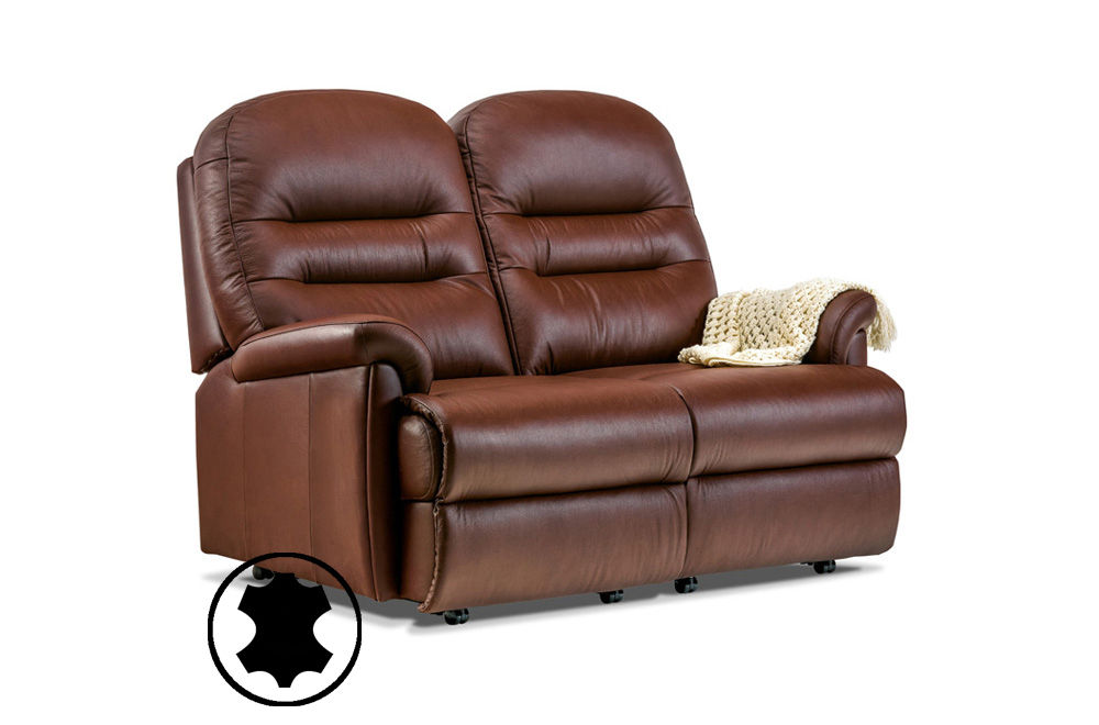 Seaton Leather Petite 2 Seater Sofa