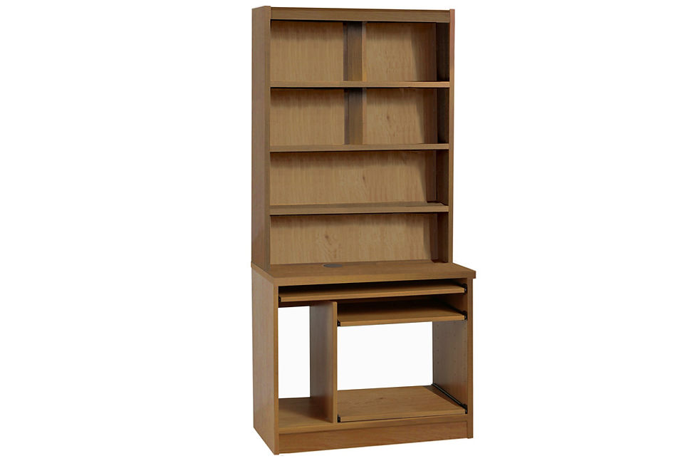 Thumbnail: R White B-CWS-OF – Computer Work Station with Hutch
