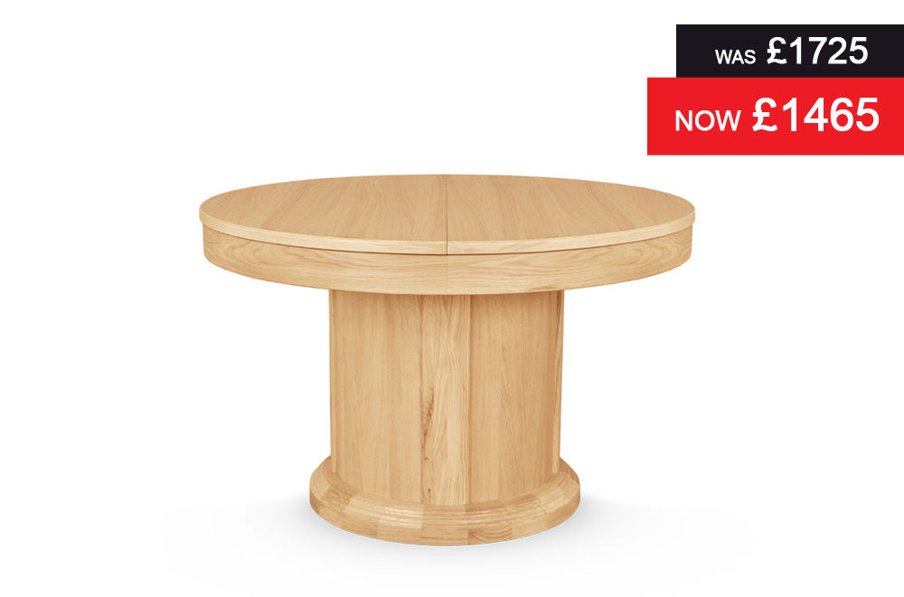 Florence Round Extending Dining Table