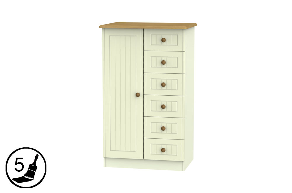 Solent Child's Wardrobe with 6 Drawers