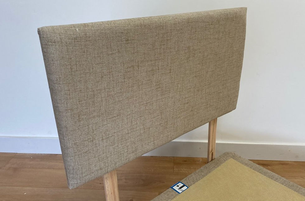 Thumbnail: 90cm Single End Opening Ottoman Divan Base in Balmoral Oatmeal