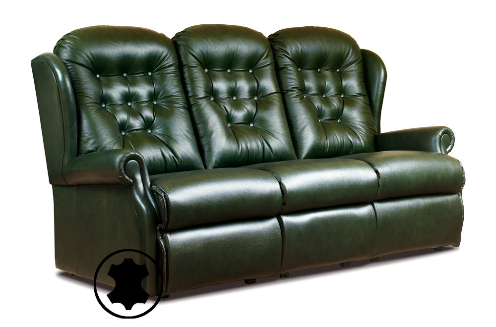 Lambeth Leather Standard 3 Seater Sofa