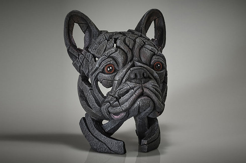 Thumbnail: Edge Sculpture French Bulldog (Blue) Bust