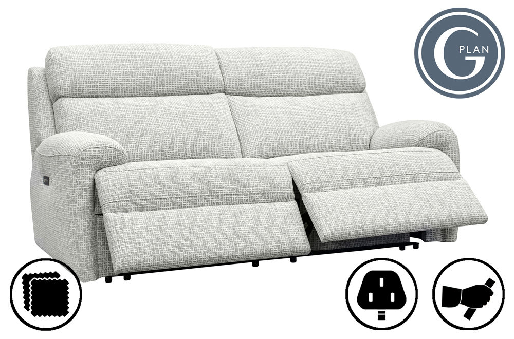 G Plan Hardy 3 Seater Recliner Sofa