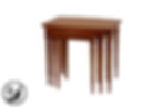 Simply Classical Barrel Top Nest Of 3 Tables
